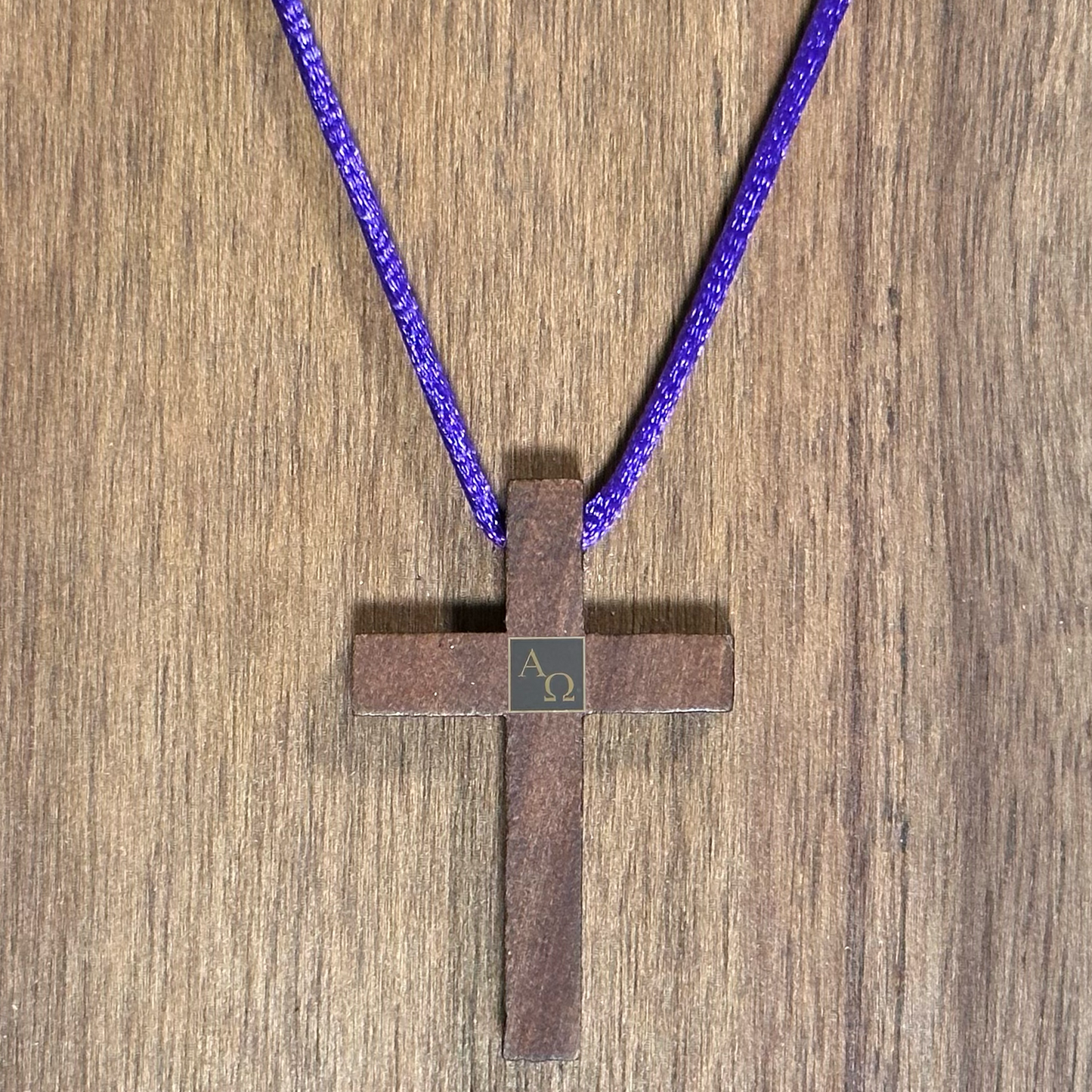 The New Testament Wooden Cross (Dark Wood)