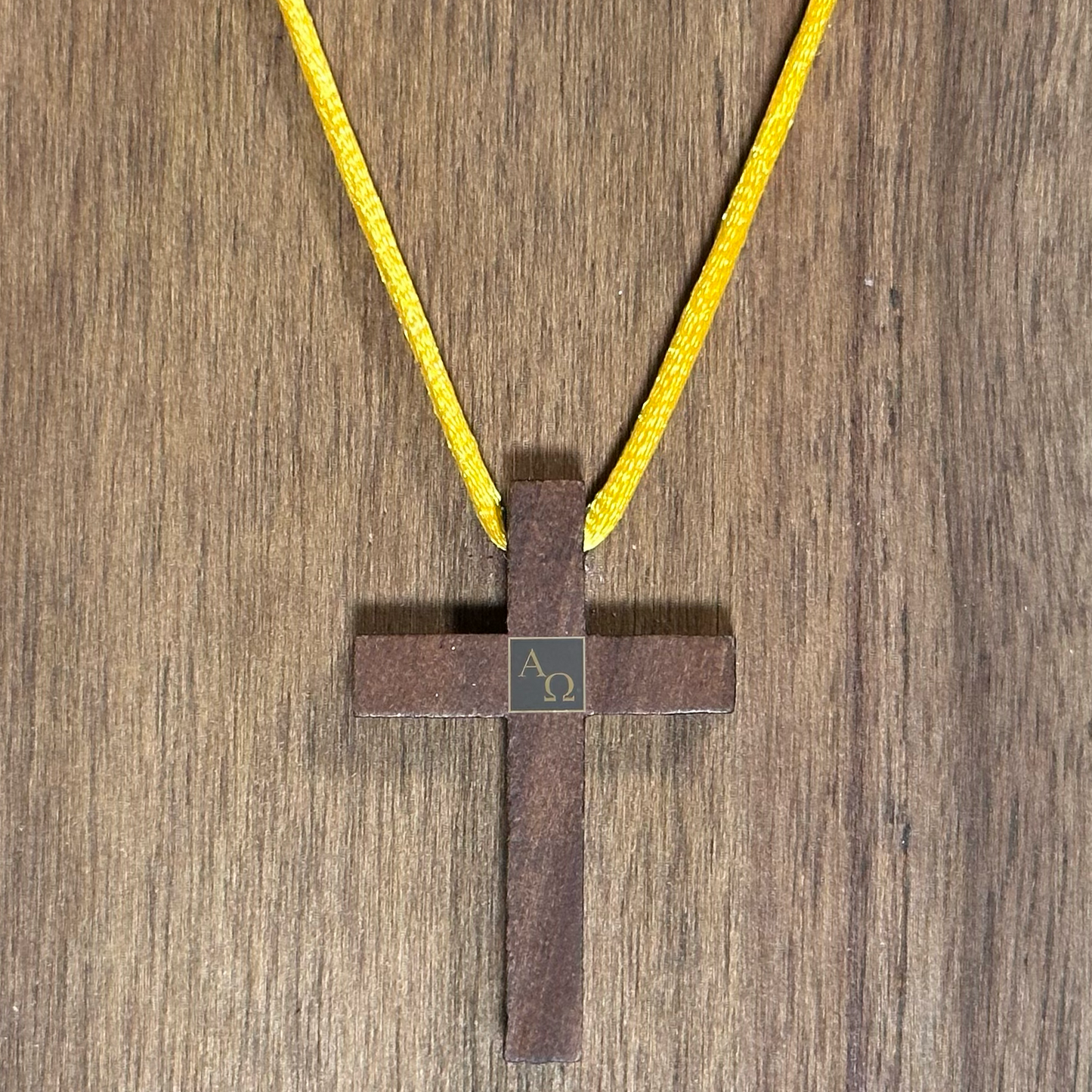 The New Testament Wooden Cross (Dark Wood)